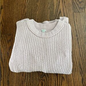 Light pink aerie sweater